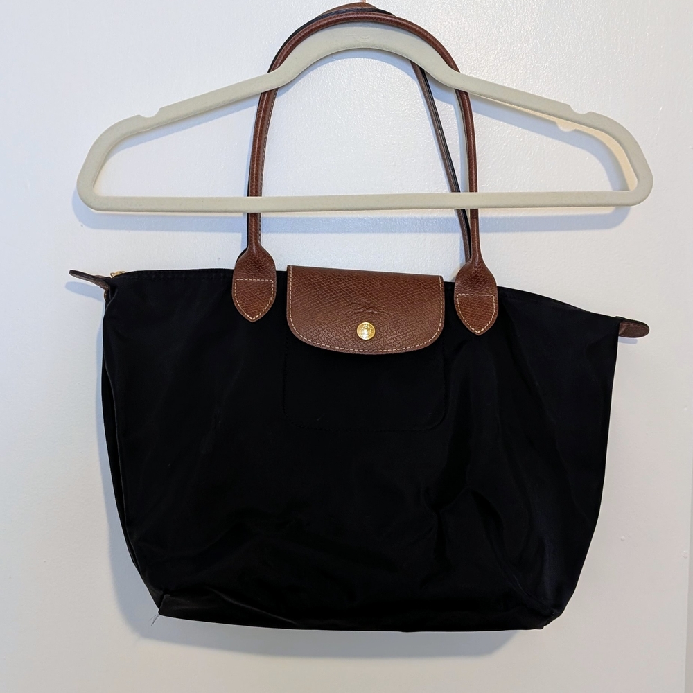 Two (2) Longchamp Medium Totes With Long Handles